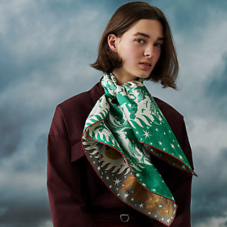 Sous le Charme d'Orphee double face scarf 90 | Hermès Australia